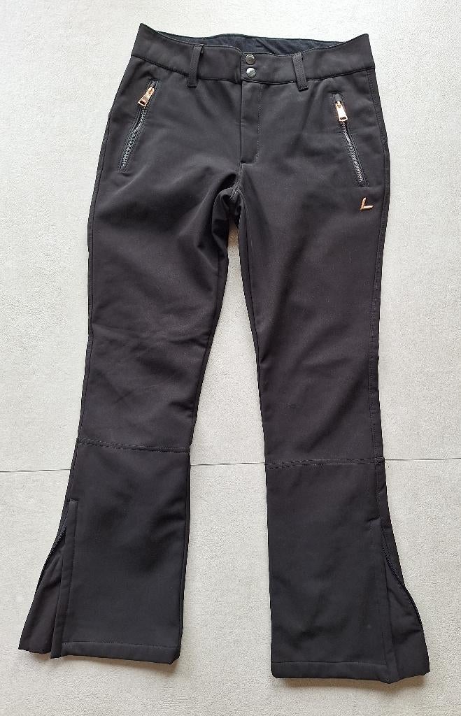 skibroek zwart soft shell dames Lutha maat 40, Kleding | Dames, Wintersportkleding, Ophalen of Verzenden, Zo goed als nieuw, Maat 38/40 (M)