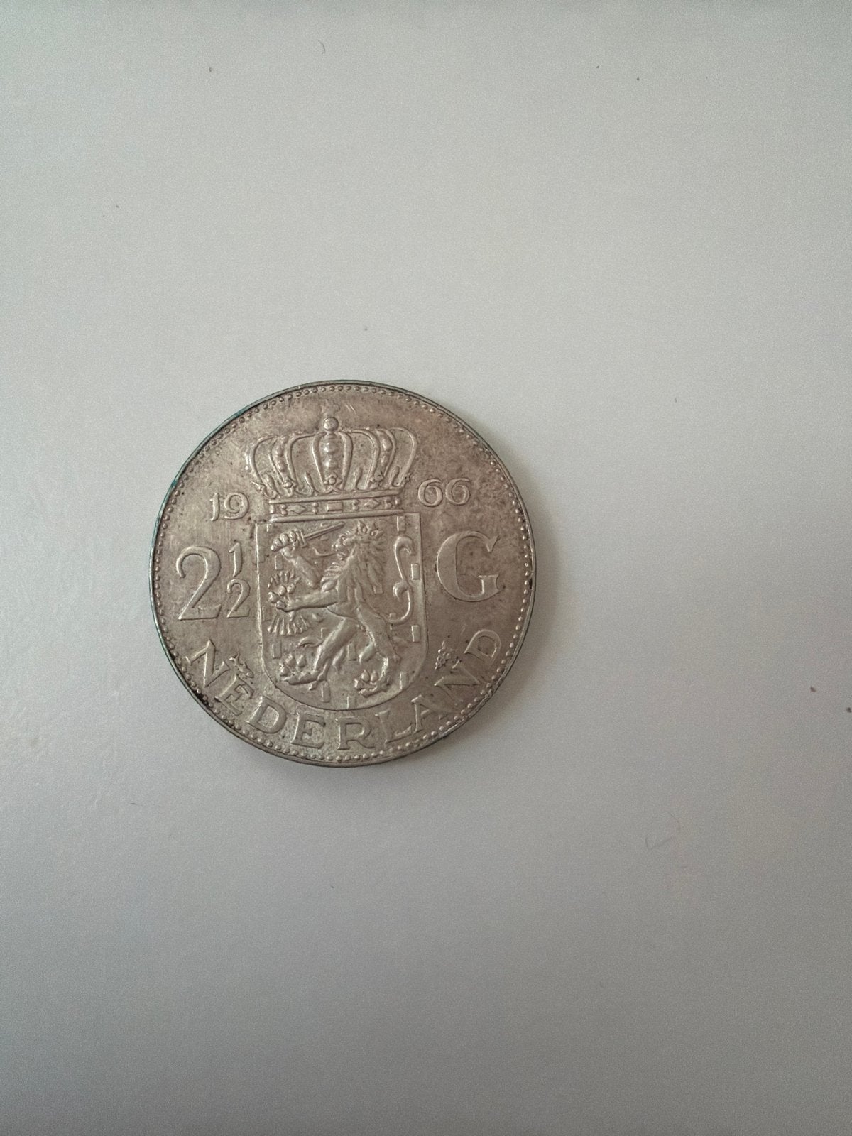 Zilveren 2½ Gulden Munt Koningin Juliana 1960, Postzegels en Munten, Munten | Nederland, Ophalen, Koningin Juliana, Zilver, Losse munt