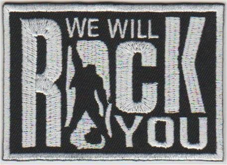 Queen We will Rock you patch embleem #1, Verzamelen, Verzenden, Nieuw, Kleding