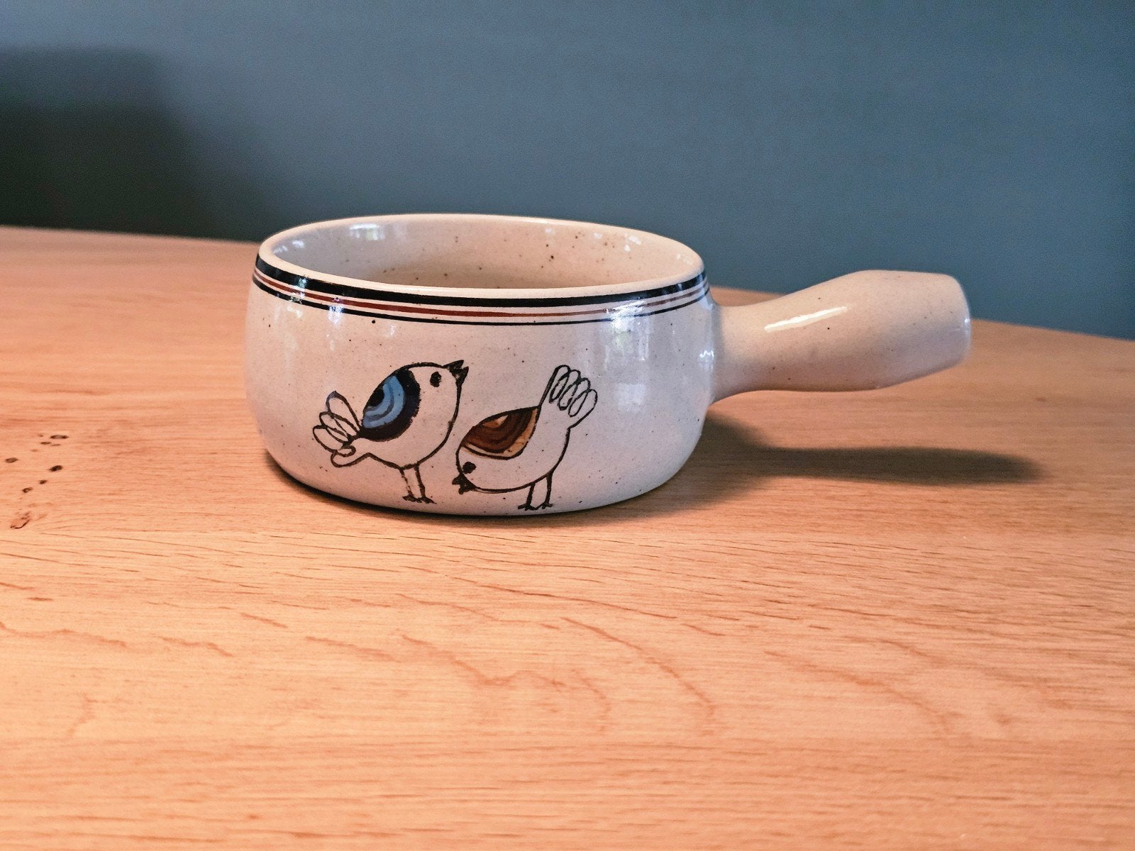 Foto 5 van Vintage Soepkommen Met Handvat - Uniek Design