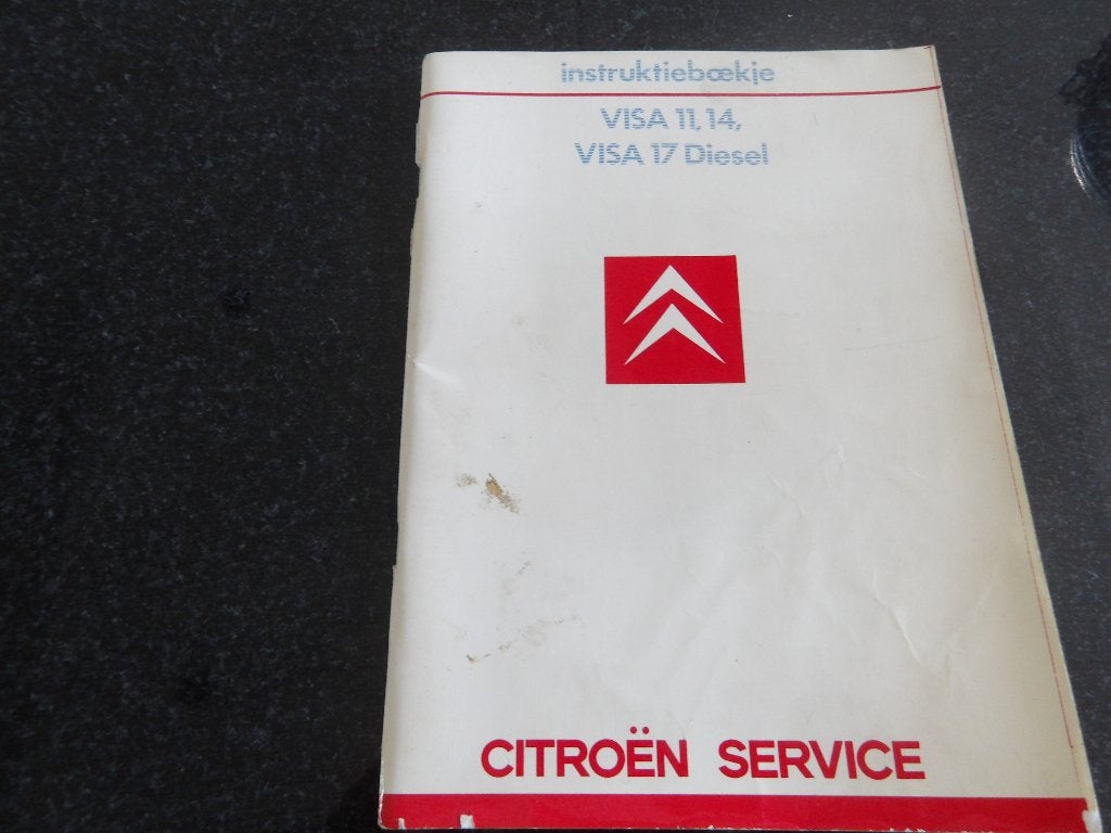 Citroën Visa TL 14 / Visa 17 Diesel - Instructieboekje - NL, Verzenden