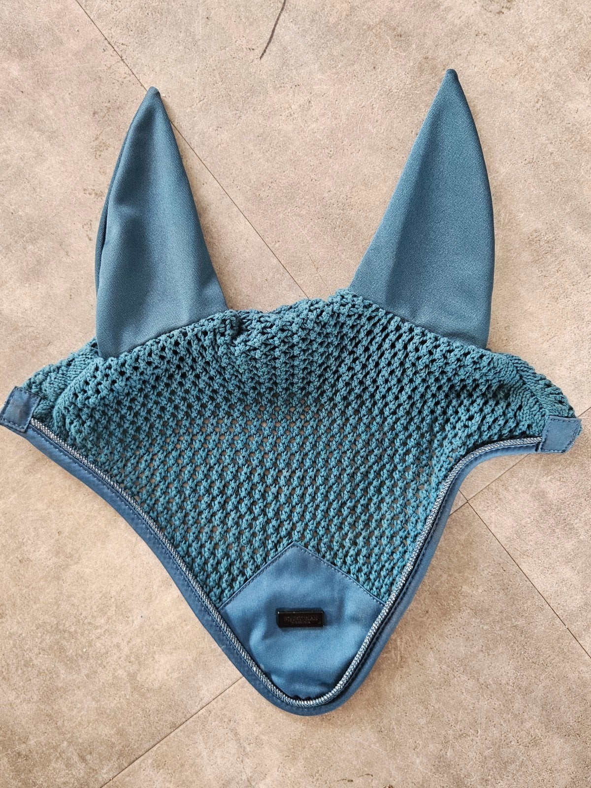 Oornetje teal blue equestrian stockholm, Dieren en Toebehoren, Ophalen of Verzenden, Zo goed als nieuw, Springen