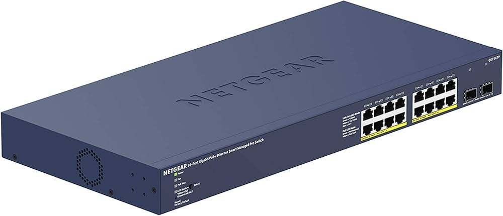 Netgear GS716TPP-100EUS, Ophalen, Nieuw, NETGEAR