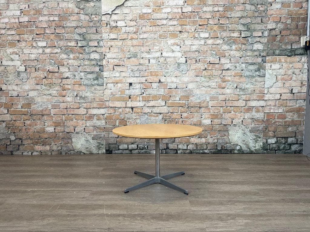 Fritz Hansen A222 – Hout | Piet Hein & Arne Jacobsen, Ophalen, 50 tot 100 cm, Design, Rond
