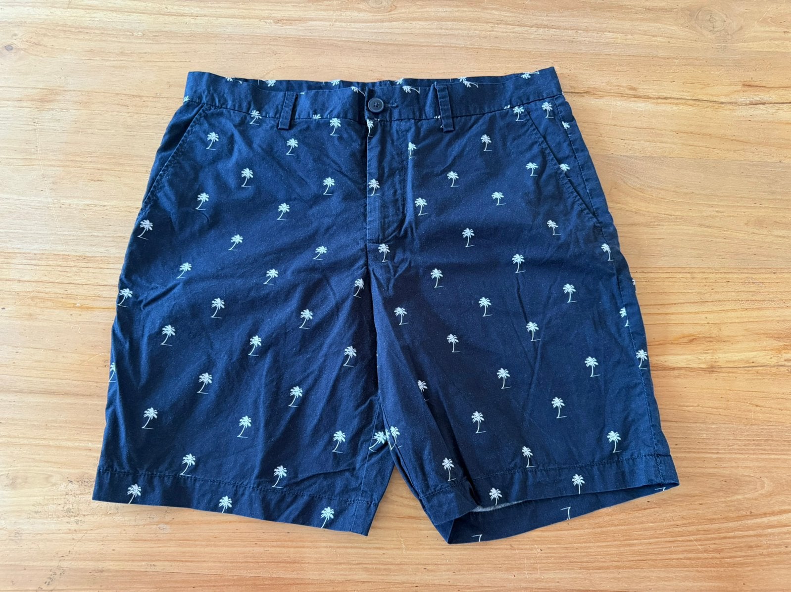 H&m korte broek heren maat 50, Ophalen of Verzenden, Zo goed als nieuw, Maat 48/50 (M), Blauw