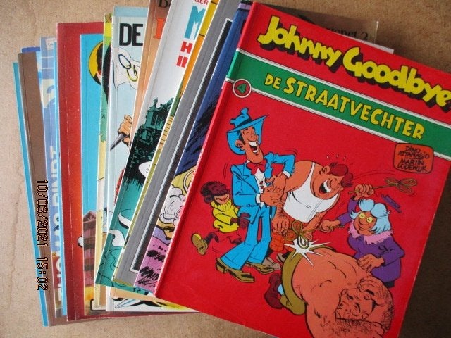 adv0305 diverse stripboeken 2, Meerdere stripboeken, Ophalen, Gelezen