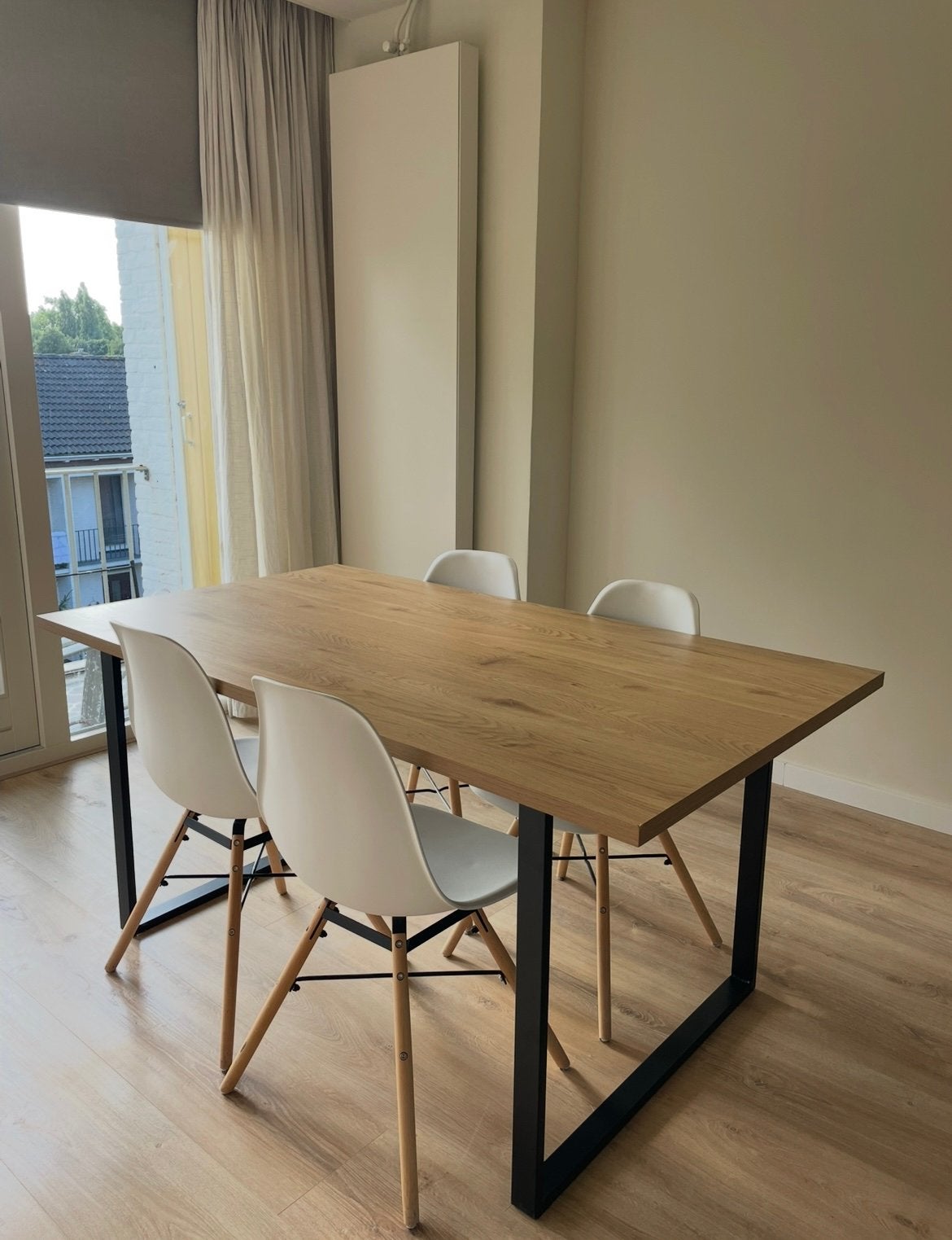 Kuipstoelen, Huis en Inrichting, Stoelen, Ophalen, Gebruikt, Wit, Kunststof