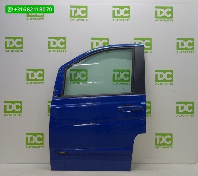 Mercedes Vito W639 ('03-'14) Voorportier links blauw, Auto-onderdelen, Gebruikt, Deur, Mercedes-Benz, Voor