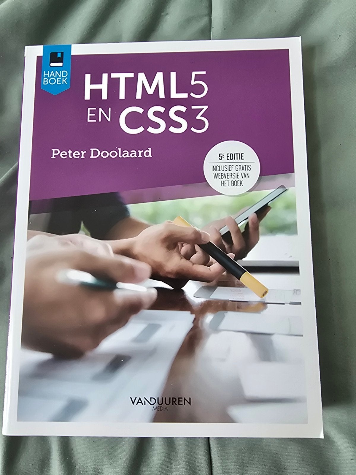Handboek HTML5 en CSS3 - Peter Doolaard (5e editie), Zo goed als nieuw, Peter Doolaard, Beta, HBO