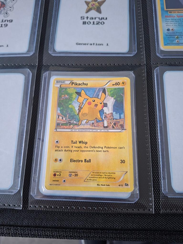 Pikachu McDonald's Promo 2016 Pokémon Kaart, Ophalen of Verzenden, Zo goed als nieuw, Losse kaart, Foil