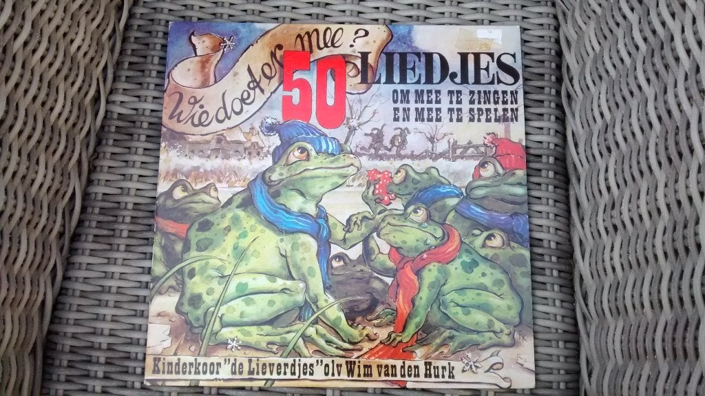 Lp - Kinderkoor De Lieverdjes - 50 Kinderliedjes, Ophalen of Verzenden, Gebruikt, Muziek