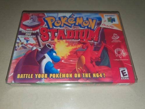 Pokemon Stadium N64 Game Case (2), Spelcomputers en Games, Games | Nintendo Game Boy, Avontuur en Actie, Verzenden, 1 speler, Zo goed als nieuw
