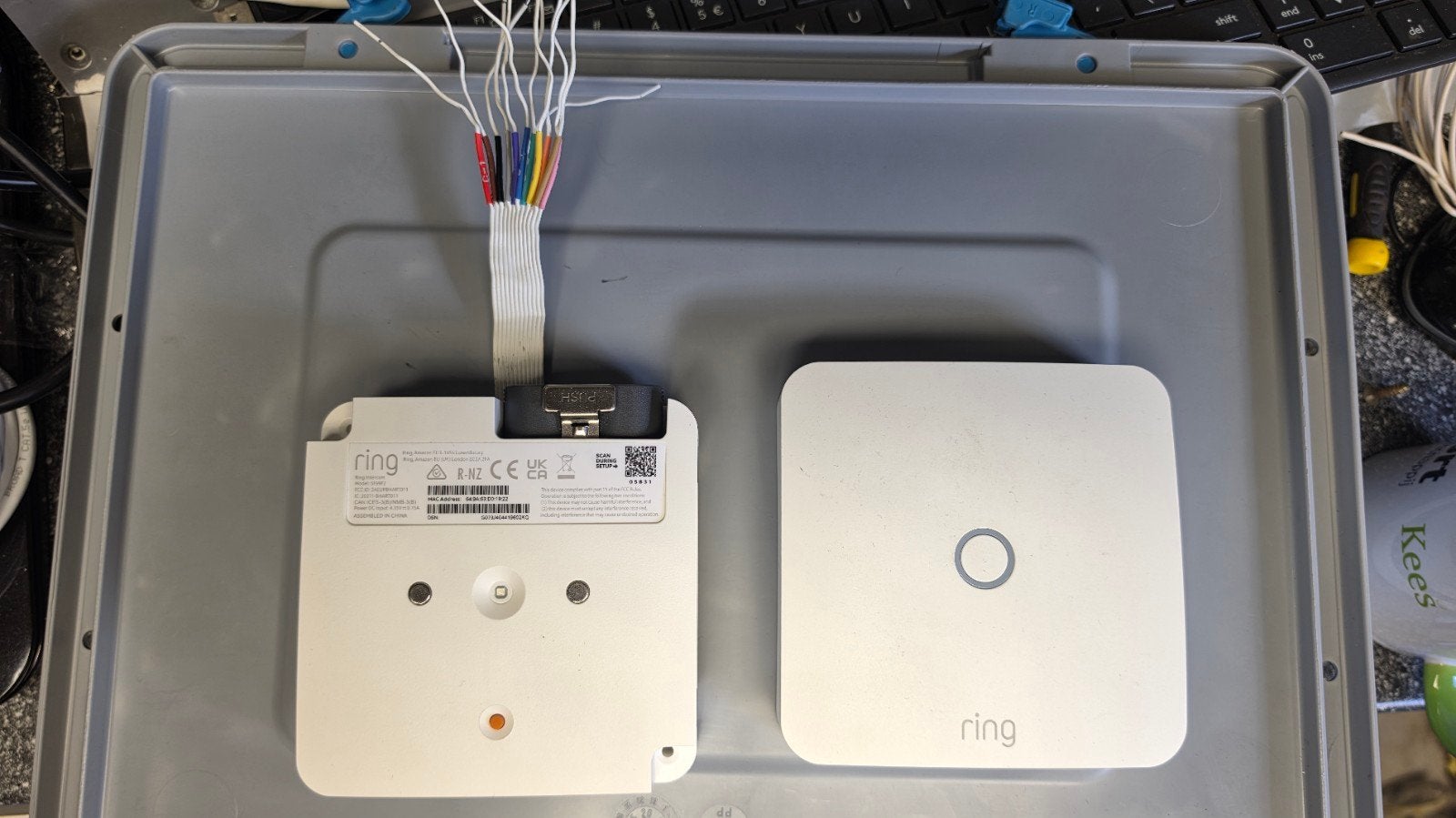 Ring Intercom - Slimme Deuropener voor Appartementen, Ophalen of Verzenden, Zo goed als nieuw