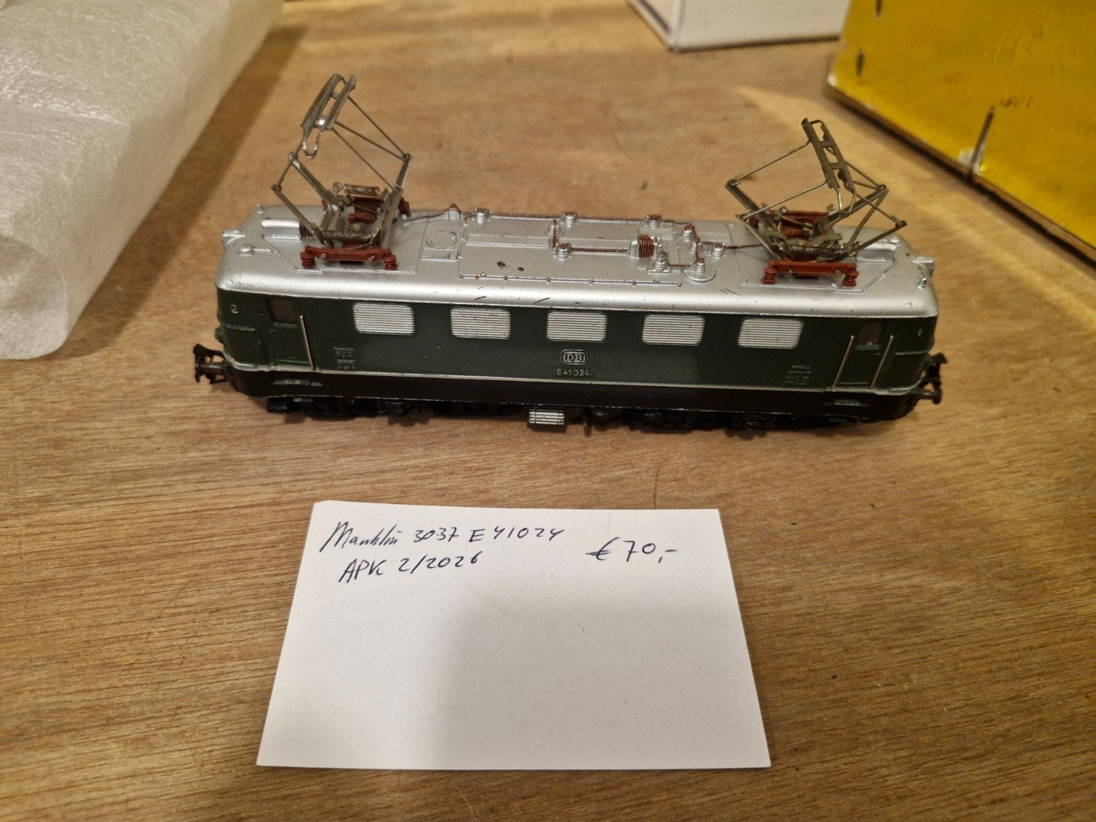 Märklin 3037 E 41024 Locomotief - Gebruikt, Wisselstroom, Gebruikt, Locomotief, Ophalen of Verzenden