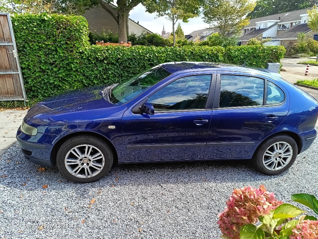 Seat Leon 1.4 16V 55KW 2002 Blauw, Auto's, Seat, Voorwielaandrijving, 74 pk, 1136 kg, 4 cilinders