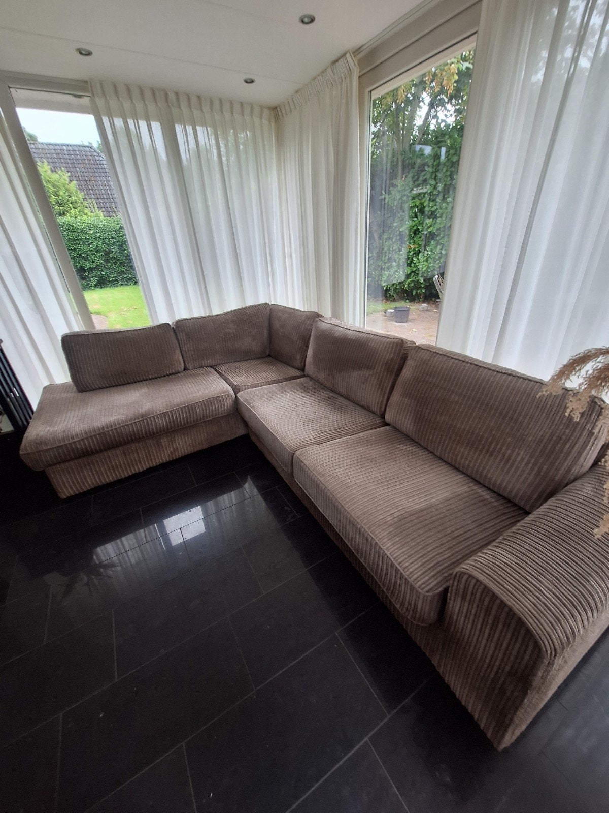Nette hoekbank, Huis en Inrichting, Banken | Bankstellen, 250 tot 300 cm, Gebruikt, 100 tot 125 cm, Hoekbank
