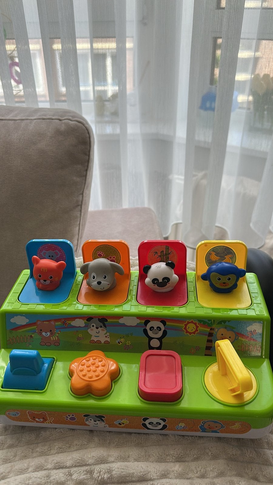 Pop-up Speelgoed met Dierenfiguren, Kinderen en Baby's, Speelgoed | Babyspeelgoed, Ophalen of Verzenden, Zo goed als nieuw, Overige typen