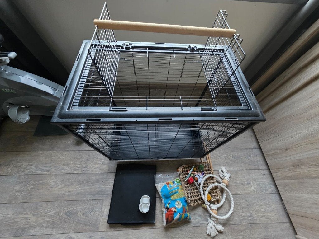 Vogelkooi, Dieren en Toebehoren, Ophalen, Gebruikt, Metaal, Vogelkooi
