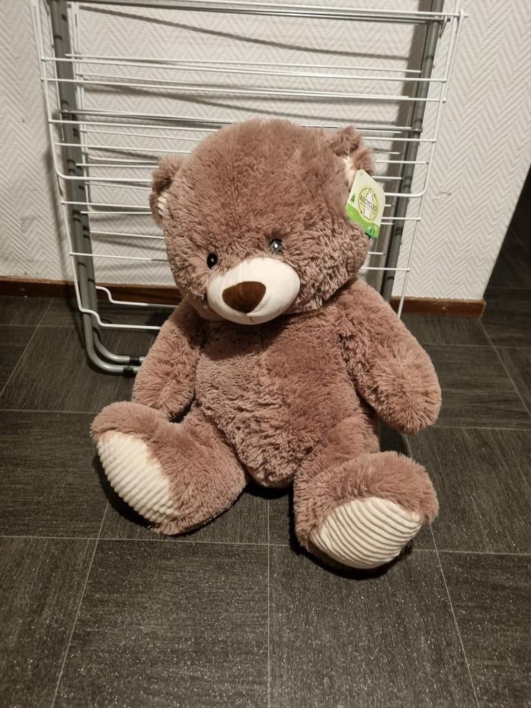 Grote zachte teddybeer - Nieuw met label, Ophalen of Verzenden, Nieuw, Beer