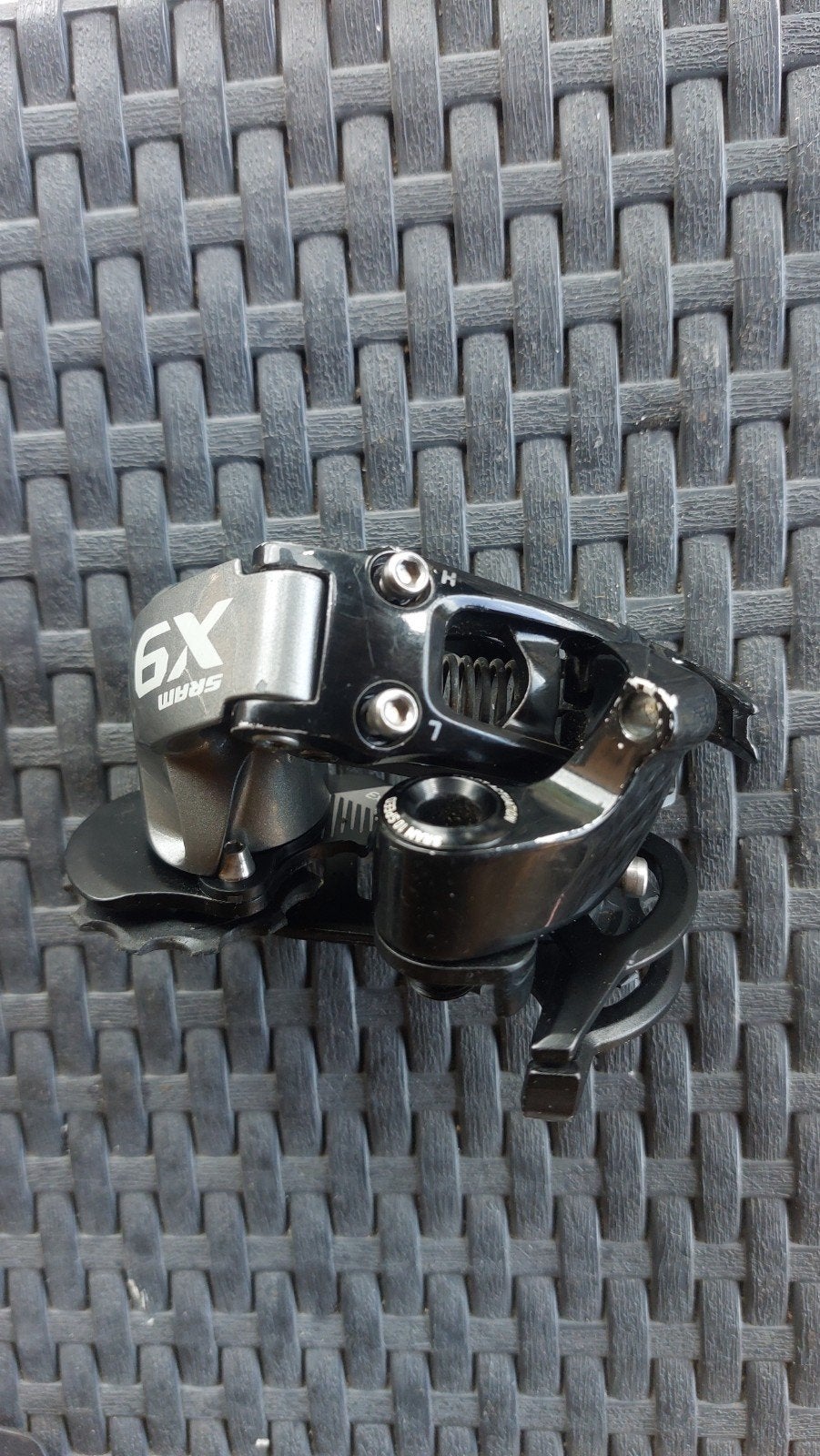 SRAM X9 achter derailleur 10 speed izgst, Fietsen en Brommers, Ophalen of Verzenden, Zo goed als nieuw, SRAM, Derailleur of Ketting