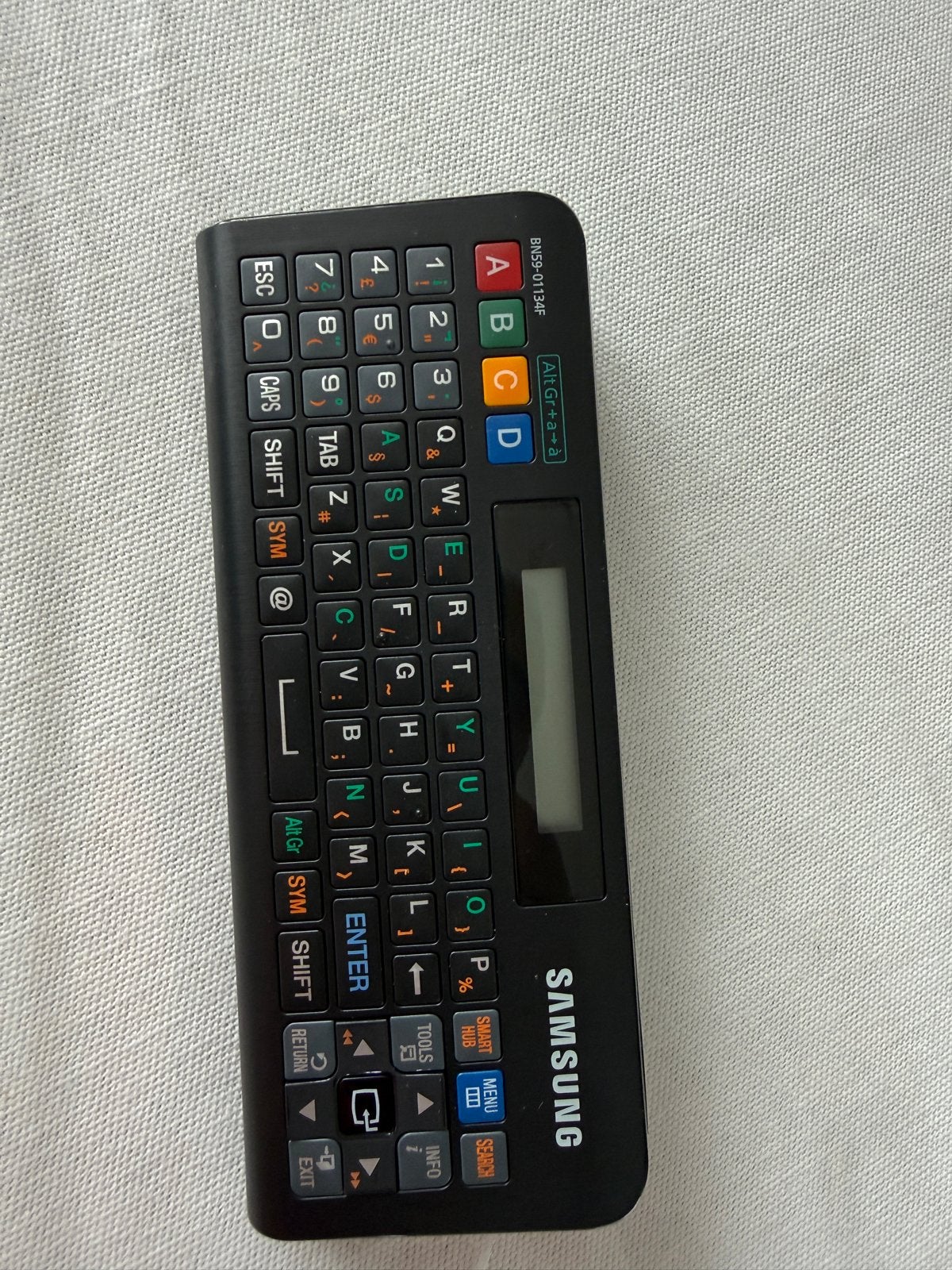 Samsung Smart TV Afstandsbediening met QWERTY Toetsenbord, Ophalen, Gebruikt, Tv, Origineel