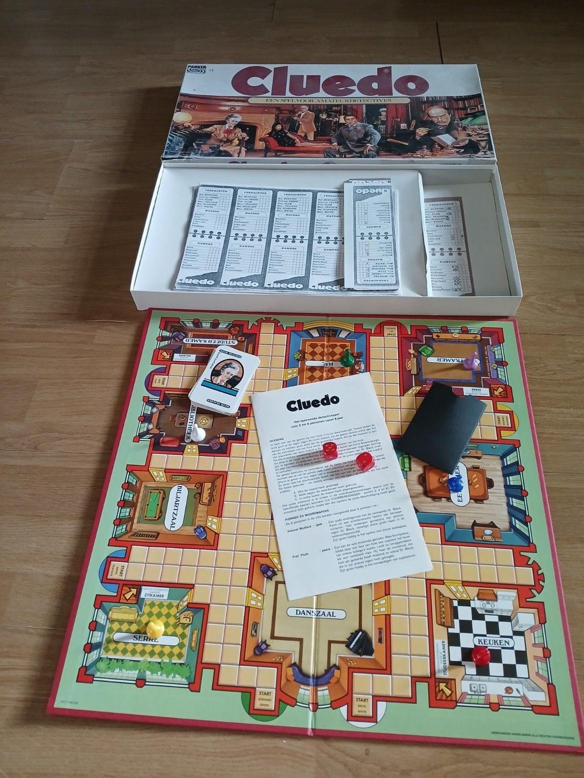 Cluedo Bordspel - Klassiek Detective Spel, Drie of vier spelers, Ophalen, Gebruikt, Parker Brothers