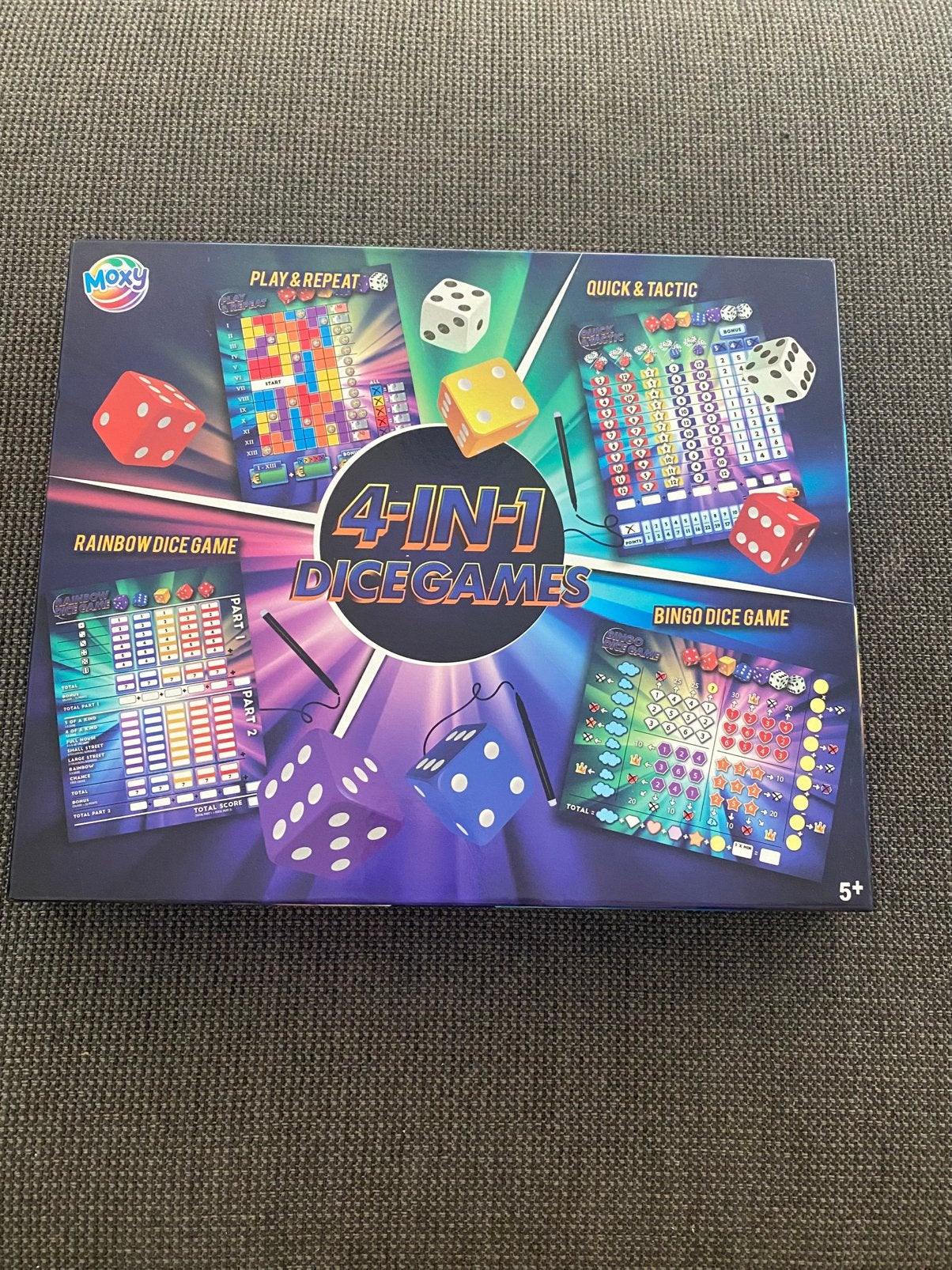 4-in-1 dice games, Verzenden, Zo goed als nieuw