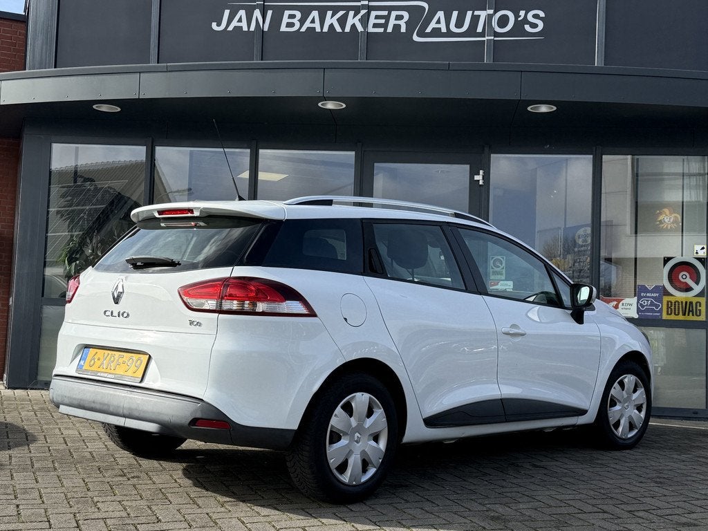 Renault Clio Estate 0.9 TCe Expression  Navigatie  Blu, Auto's, Voorwielaandrijving, Stof, Zwart, Wit
