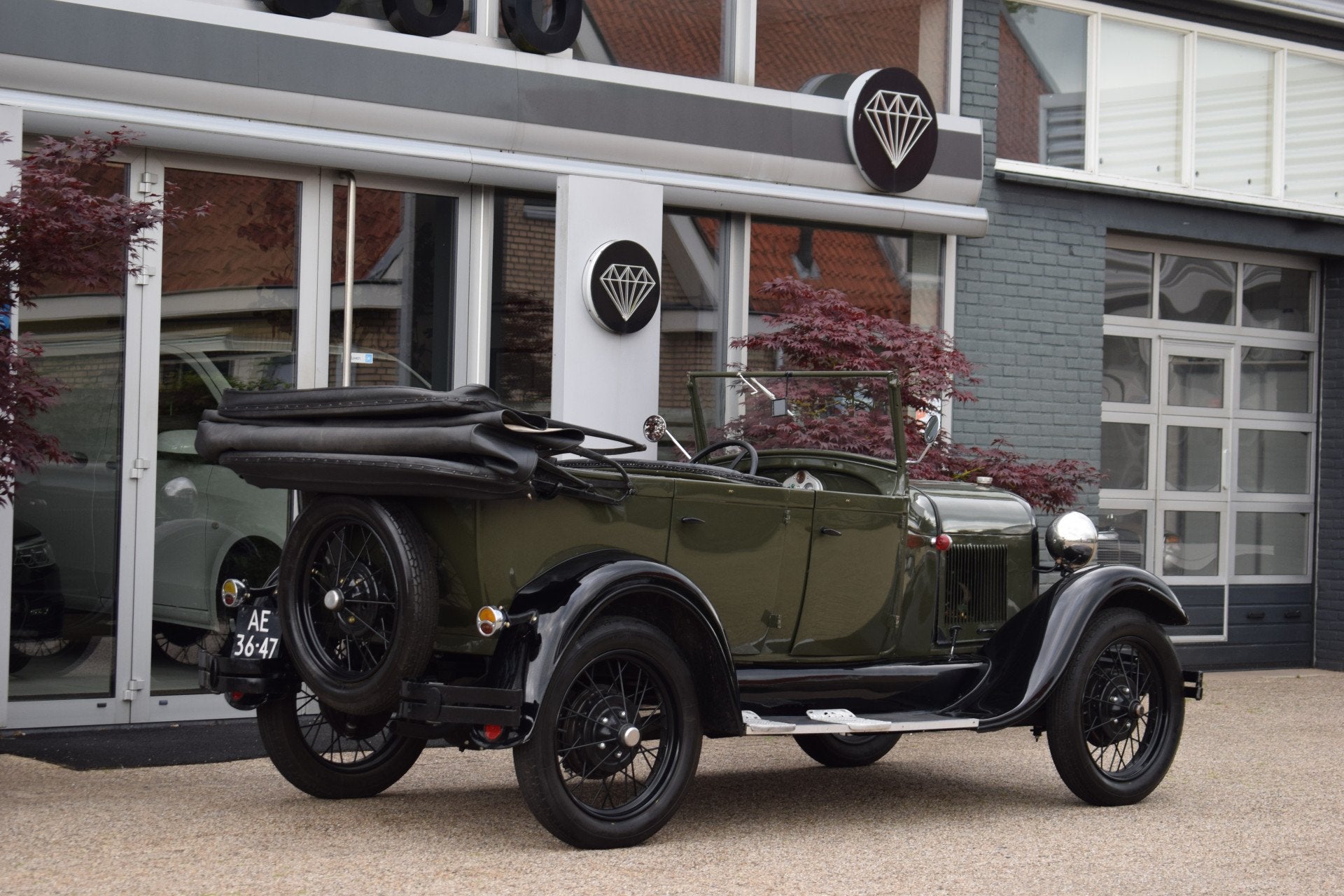 Ford Model A Pheaton 1929 A-Ford 4-deurs cabriolet!, foto 6