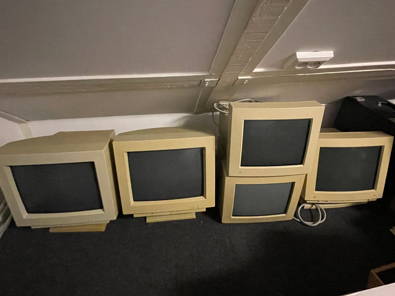 Vintage Apple CRT Monitoren - Set van 5, Computers en Software, Ophalen, Gebruikt, Overige typen, Onbekend