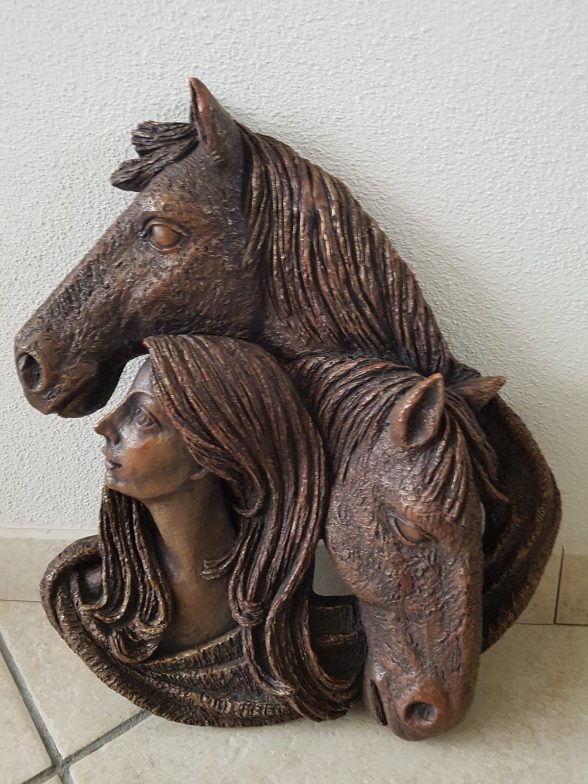 wanddecoratie paarden, Antiek en Kunst, Ophalen