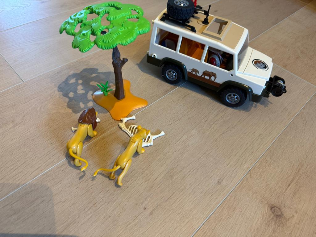 Playmobil 6798 Safari Voertuig met Leeuwen, Ophalen of Verzenden, Zo goed als nieuw, Complete set