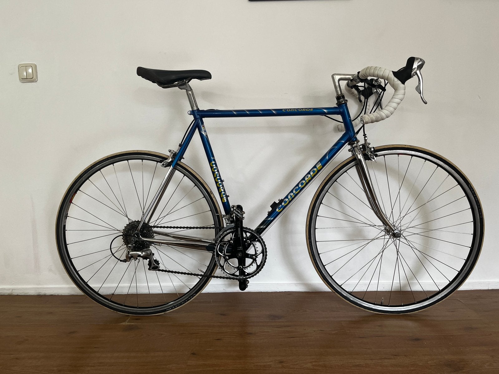 Concorde Racefiets frame-57, Fietsen en Brommers, 28 inch, Gebruikt, Staal, Velgrem