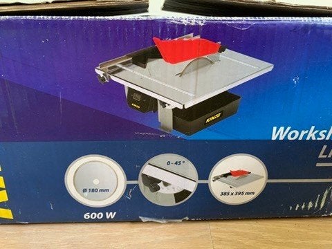 kinzo tegelzaagmachine, Doe-het-zelf en Verbouw, Ophalen, Minder dan 30 mm, Gebruikt, Overige typen
