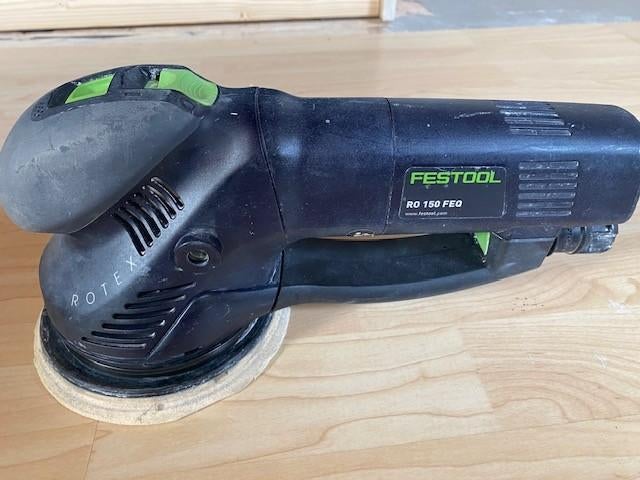 Festool Rotex RO150FEQ, Doe-het-zelf en Verbouw, Gereedschap | Schuurmachines, Ophalen, Gebruikt, 600 tot 1200 watt, Excentrische schuurmachine