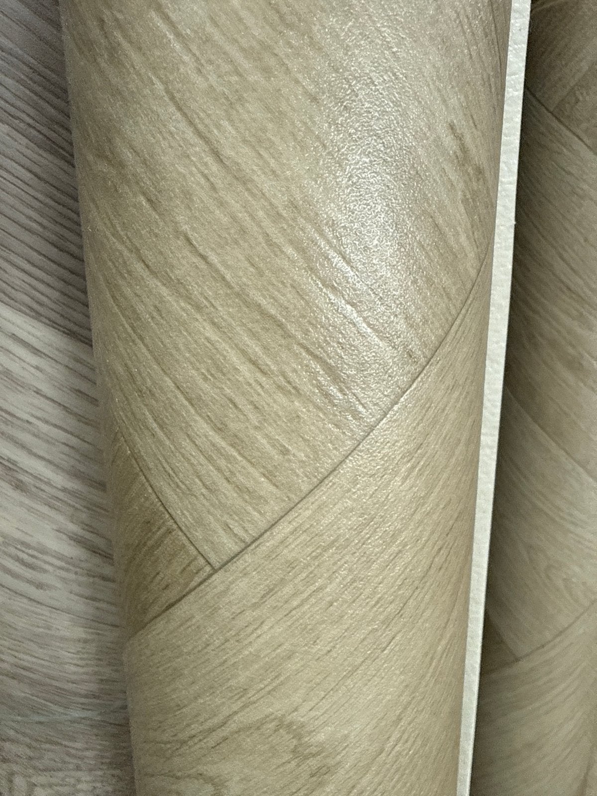 Coupon Visgraat Vinyl op Rol - 1,85x1,45m - Direct Leverbaar, Ophalen, Nieuw, Grijs, Minder dan 5 m²