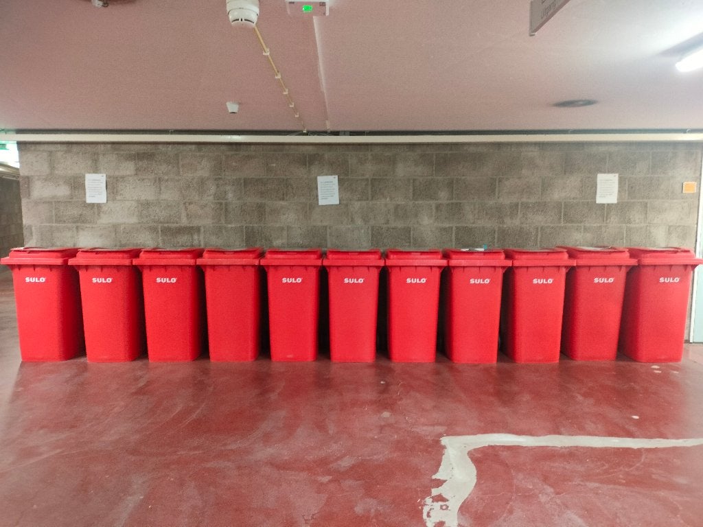 Kliko containers 240 lt, Ophalen, Kunststof, Gebruikt, 40 liter of meer
