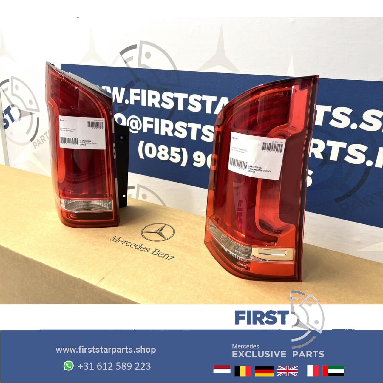 W447 V KLASSE  / VITO FACELIFT VOL LED ACHTERLICHTEN LINKS R, Gebruikt, -, Ophalen of Verzenden, -