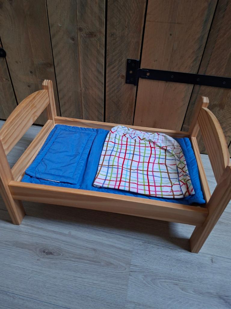 IKEA poppenbedje duktig, Kinderen en Baby's, Speelgoed | Poppen, Ophalen, Gebruikt, Babypop