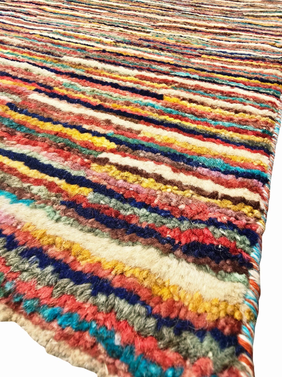 Perzisch Tapijt Gabbeh Lines 300x200 wollen vloerkleed, 1185VB, De handelmaatschappij, 150 tot 200 cm, Ophalen of Verzenden