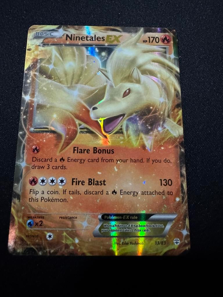 Ninetales EX (GEN 13), Ophalen of Verzenden, Zo goed als nieuw