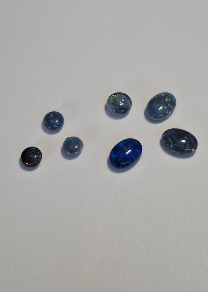 Prachtige opaal triplets, Sieraden, Tassen en Uiterlijk, Edelstenen, Ophalen of Verzenden