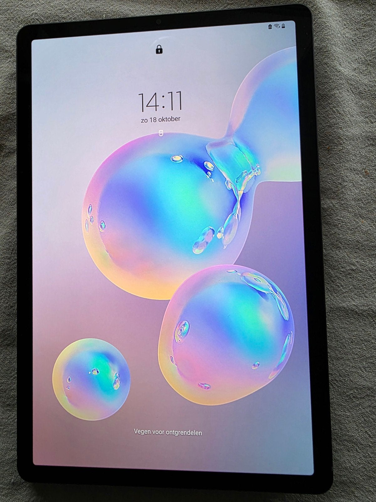 Samsung S6 tablet grijs met orig.samsung hoes, pen en doos, Computers en Software, 10 inch, Uitbreidbaar geheugen, S6, Ophalen of Verzenden