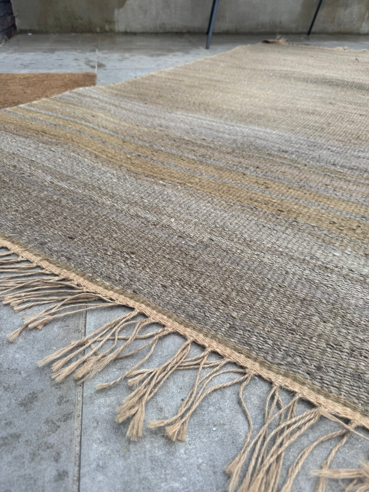 Vloerkleed Lucca - jute 160x230 cm, Huis en Inrichting, Stoffering | Tapijten en Kleden, Ophalen, Gebruikt, 200 cm of meer, Bruin