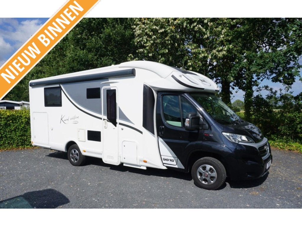 Mc. Louis 981G Karat Edition automaat 6-2020 met dakairco, Caravans en Kamperen, Campers, Half-automaat, Ringverwarming, Koelkast