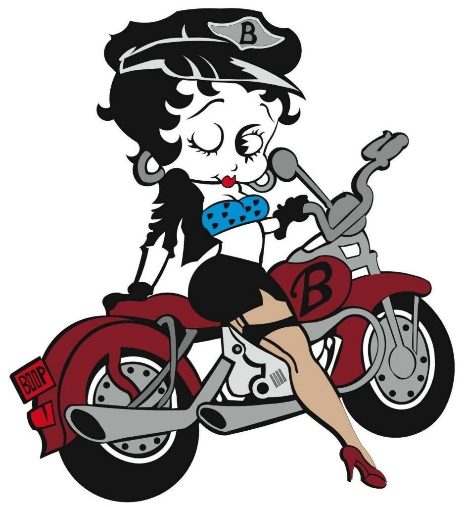 Prachtige sticker van Betty Boop, Verzamelen, Ophalen of Verzenden, Nieuw, Bedrijf of Vereniging