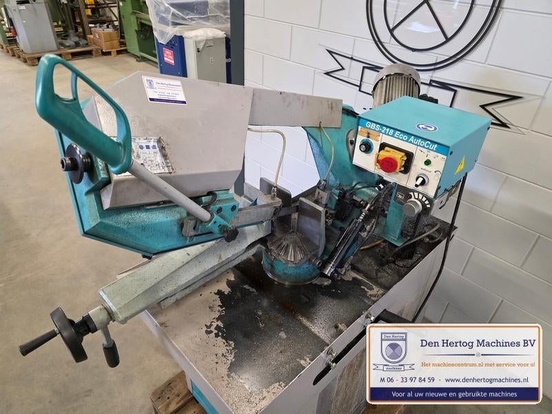 Bandzaagmachine 220mm semihalfautomaat met daalcilinder 400V, Doe-het-zelf en Verbouw, Ophalen, Gebruikt, 70 mm of meer, Berg en Schmid