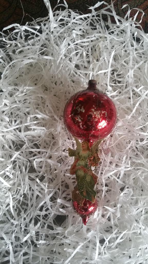 antieke kerstbal 29, Diversen, Kerst, Ophalen of Verzenden, Gebruikt