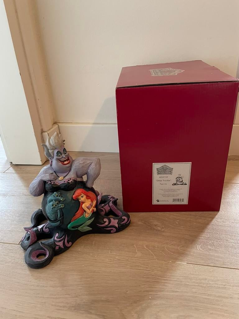 Jim shore Disney traditions ursula Ariel zeemeermin, Ophalen of Verzenden, Zo goed als nieuw, Beeldje of Figuurtje