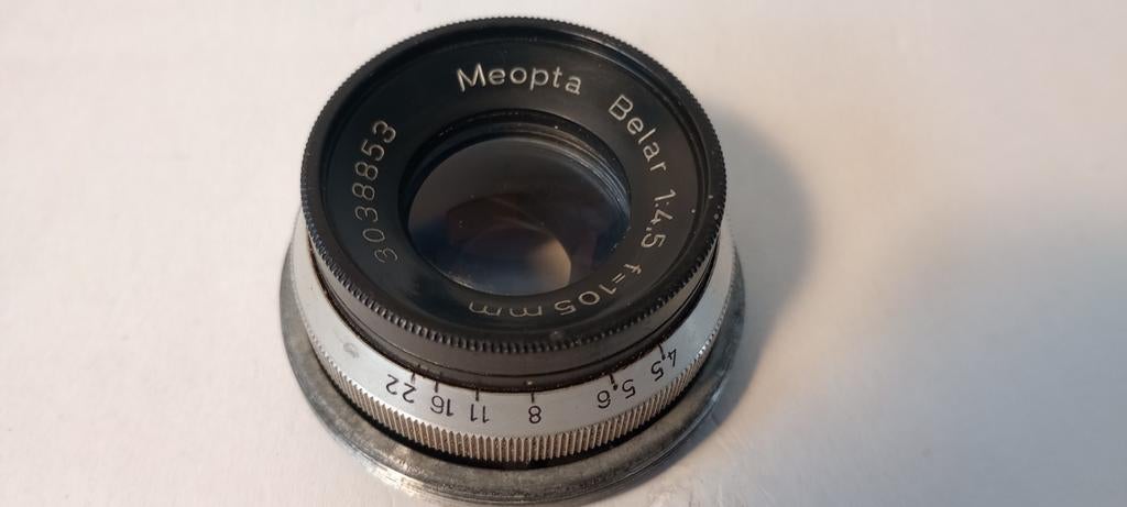 Meopta Belar 1:4,5 105mm objectief, Ophalen of Verzenden, Gebruikt, Doka-onderdelen
